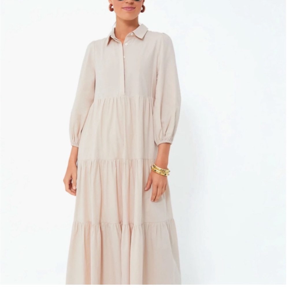 Tuckernuck Cream Maxi Dress